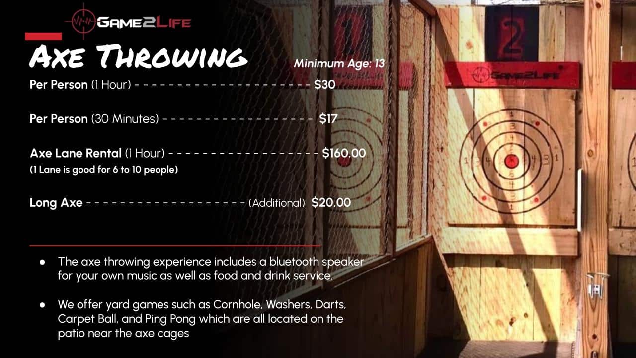 Axe Throwing Graphic Slide